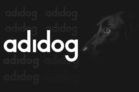 Adidog: A Minimal Sans Serif Font for Modern Campaigns