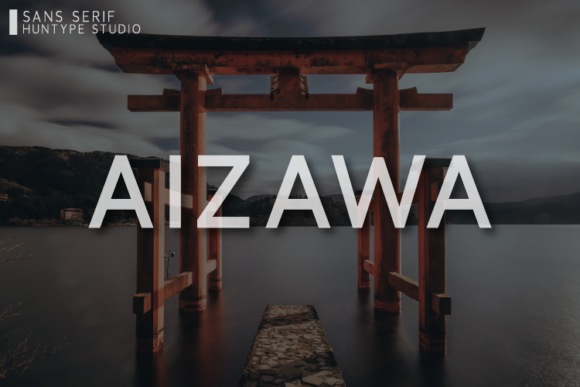 Aizawa Typeface for Clean Modern Branding