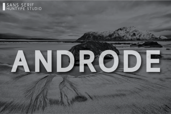 Androde: A Classy Sans Serif Font for Makers