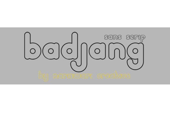 Badjang: A Minimal Sans Serif Typeface for Modern Editorial Design