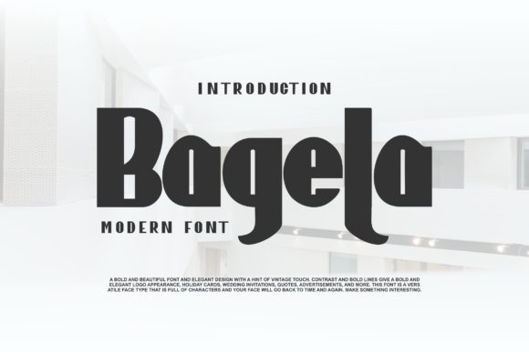Bagela: The Bold Sans Serif Font for Clear Campaigns