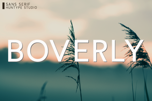 Boverly Font: A Minimal Sans Serif for Modern Design