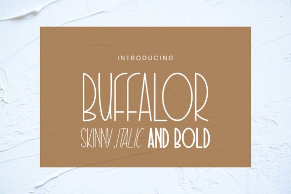 Buffalor: The Elegant Sans Serif Font for Branding