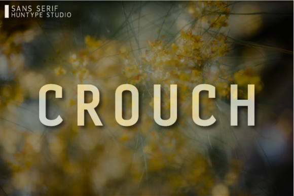 Crouch: A Distinct Sans Serif for Modern Branding
