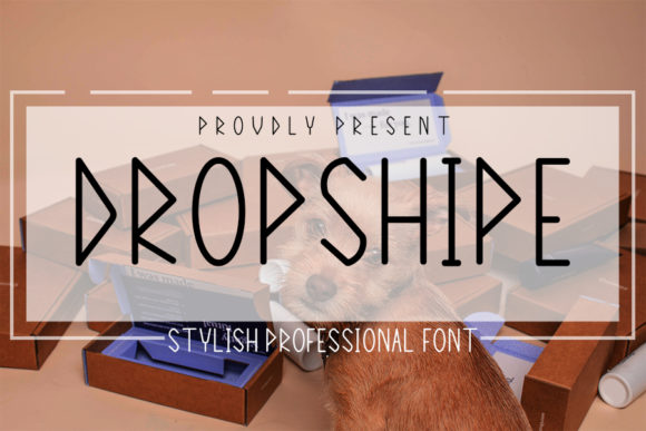 Dropshipe: A Neat Sans Serif Font for Makers