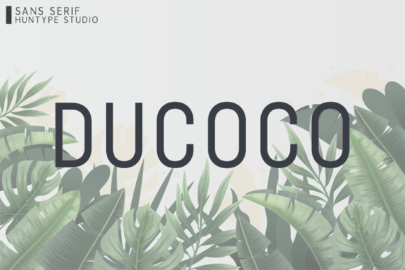 Ducoco: The Smooth Sans Serif Font for Modern Brands