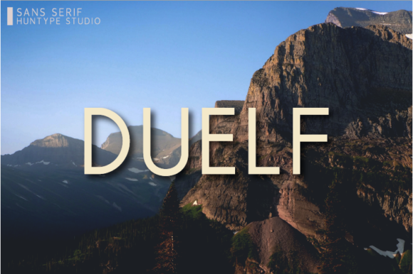 Duelf: A Contemporary Sans Serif for Editorial Design
