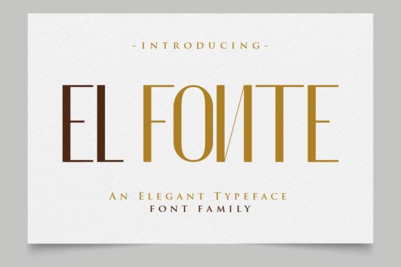 El Fonte: A Versatile Sans Serif for Campaigns