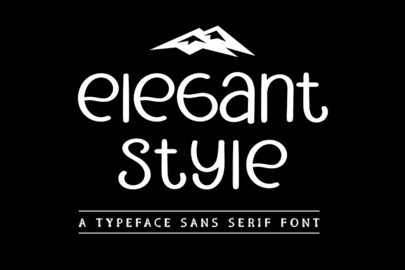 Elegant Style Font for Clear Campaign Design
