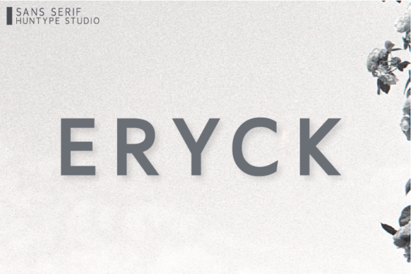 Eryck: An Elegant Sans Serif Font for Branding
