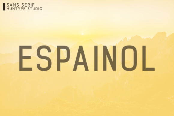 Espainol: A Minimal Sans Serif Font for Web Design