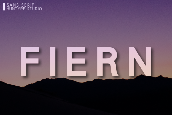 Fiern: A Modern Sans Serif Font for Editorial Design