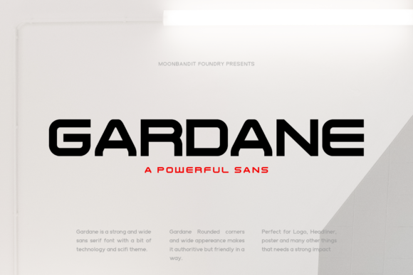 Gardane: A Minimal Sans Serif Font for Modern Brands