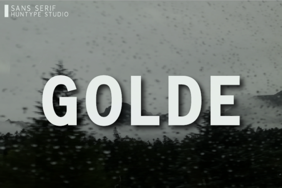 Golde: A Bold Sans Serif for Editorial Impact