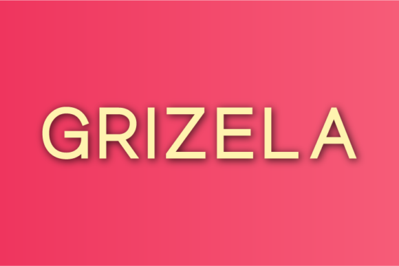Grizela: The Minimal Sans Serif Font for Crafters