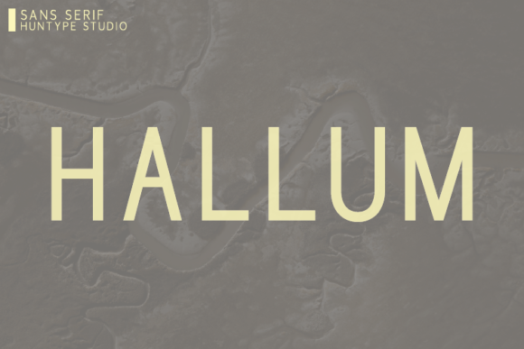 Hallum Font: The Minimal Sans Serif for Modern Design