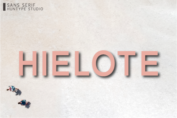 Hielote: A Contemporary Sans Serif for Premium Branding