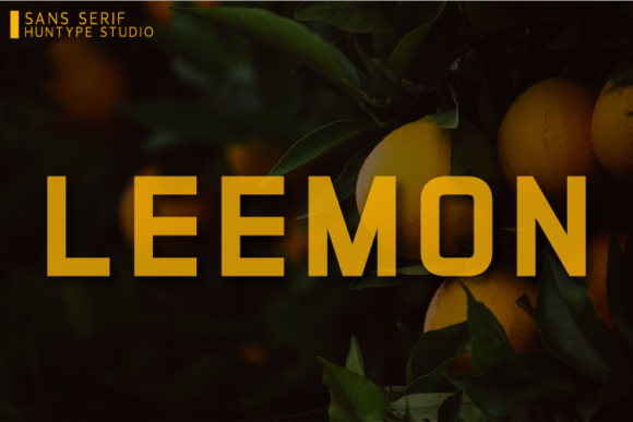 Leemon: A Clean Sans Serif for Modern Branding