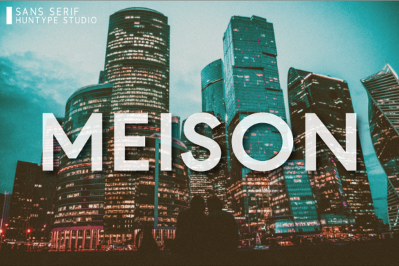 Meison: An Elegant Sans Serif Font for Editorial Design