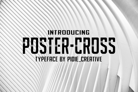 Poster Cross: A Clean Sans Serif Font for Web Design