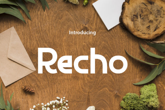 Recho: A Clean Sans Serif Font for Small Business Branding