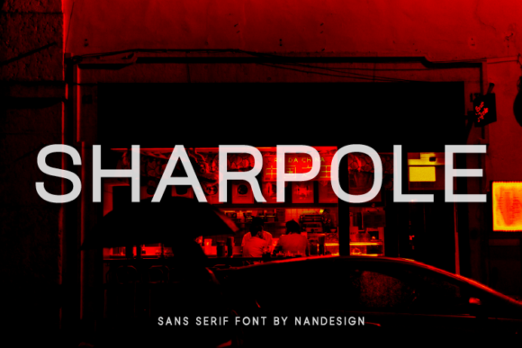 Sharpole: A Clean Sans Serif Font for Crafters