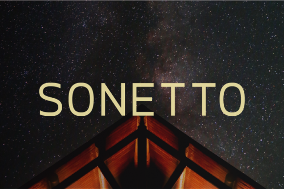 Sonetto: The Smooth Sans Serif Font for Makers