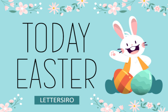 Today Easter: A Minimal Sans Serif Font for Editorial Design