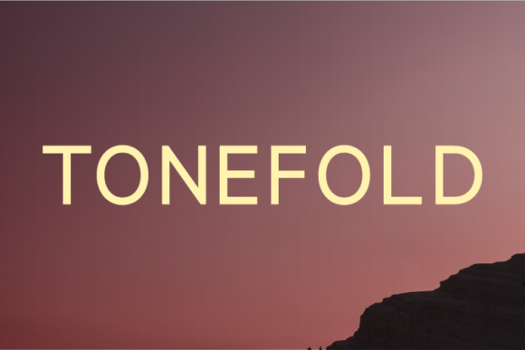 Tonefold: The Smooth Sans Serif Font for Modern Brands