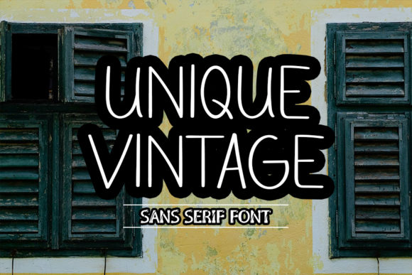 Unique Vintage Font for Modern Digital Branding